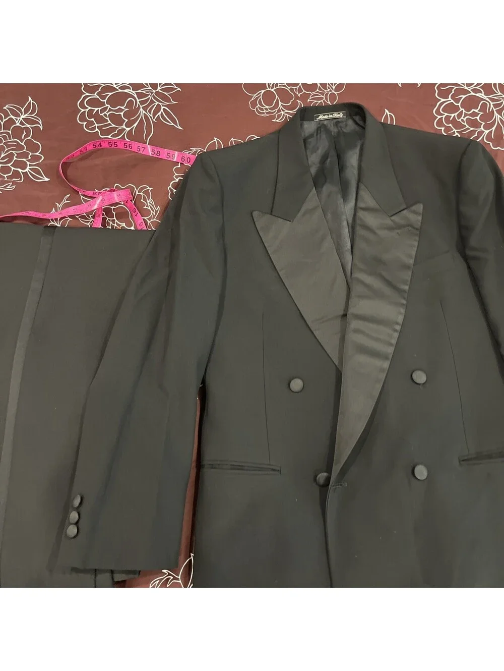 MANI GIORGIO ARMANI DOUBLE BREASTED TUXEDO AND JACK VICTOR PANTS 39R 34x31 VGC